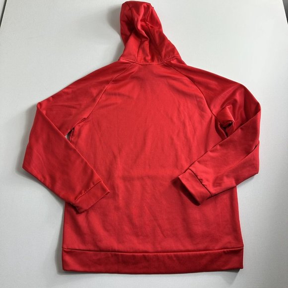 Nike Sweater Men's Hoodie Active Long Sleeve Fleece Workout Gym Pullover red - Picture 2 of 9